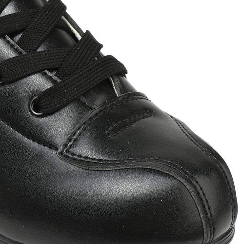 Womens Roller Skates PU Leather High-Top Roller Skates Classic Double-Row Wheels Shiny Indoor Outdoor Beginner Quad Skate for Teens Adult Unisex (Flash Wheel,40)