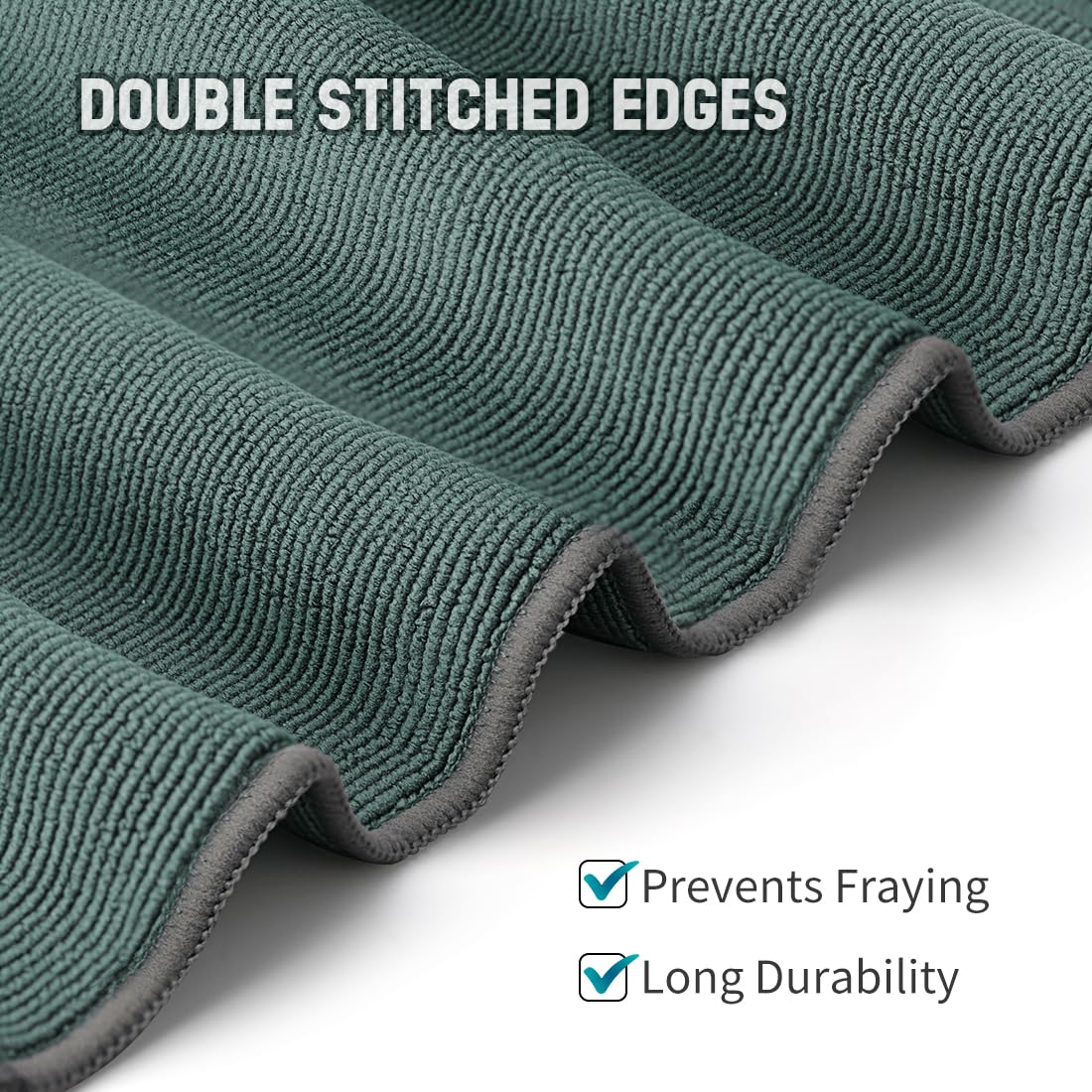 CAFEMASY Barista Towels Espresso Machine Accessories - 4 Pack Premium Absorbent Barista Cloth 8"x 8" Microfiber Coffee Machine Steam Wand Cleaning Rag Coffee Towel for Espresso Bar