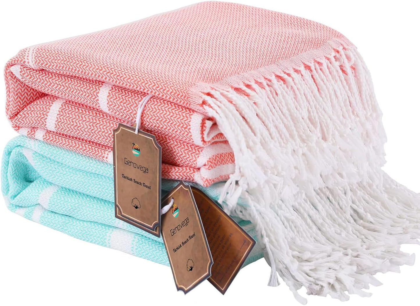 Skiennix Turkish Beach Towels - Quick Dry, Sand-Free, Oversized XL Bath & Pool Towels | Travel Essentials