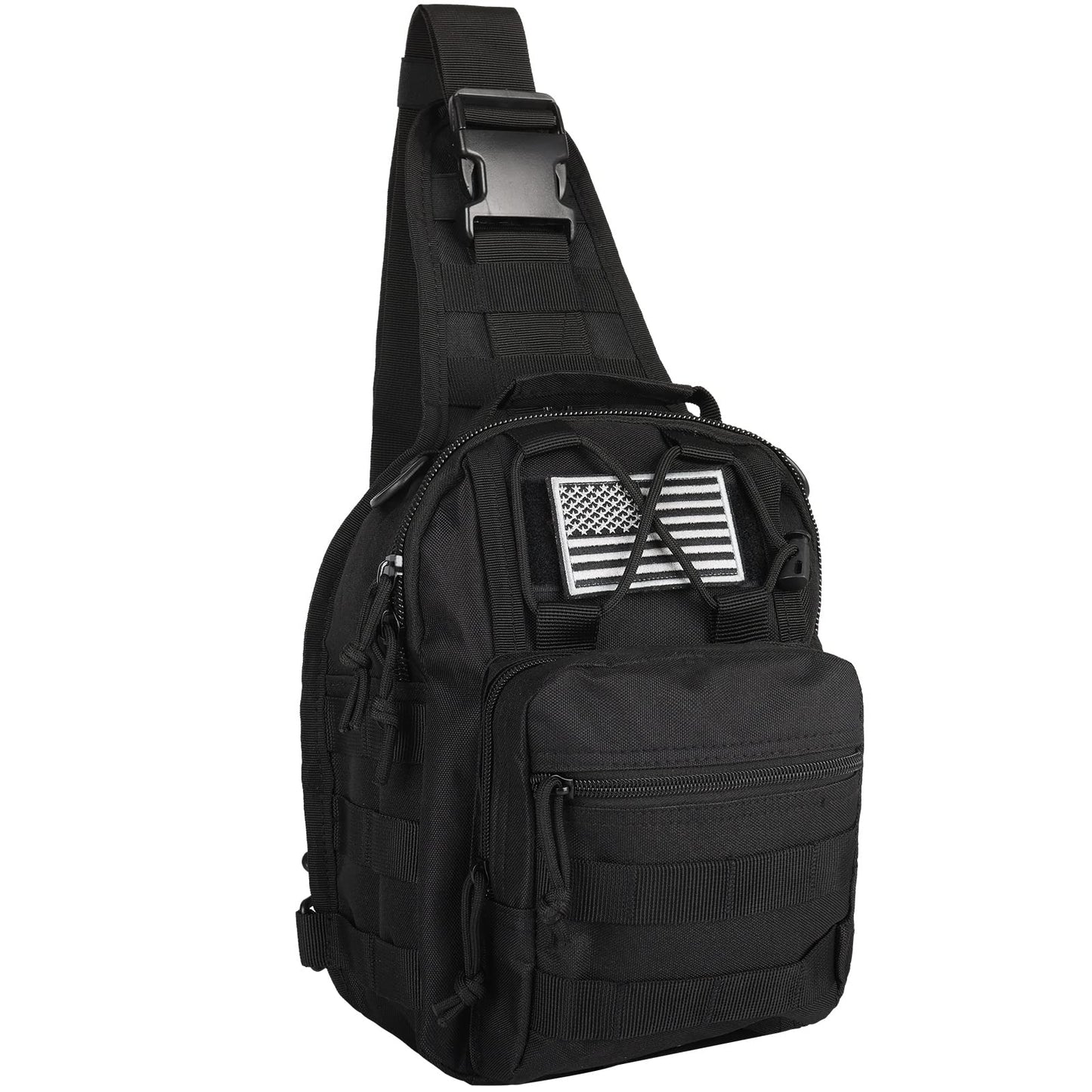 BOMTURN Tactical Bag Military Sling Backpack : Tactical Sling Bag Shoulder Bags for Men Women CCW EDC Bags Fishing Backpacks Outdoor