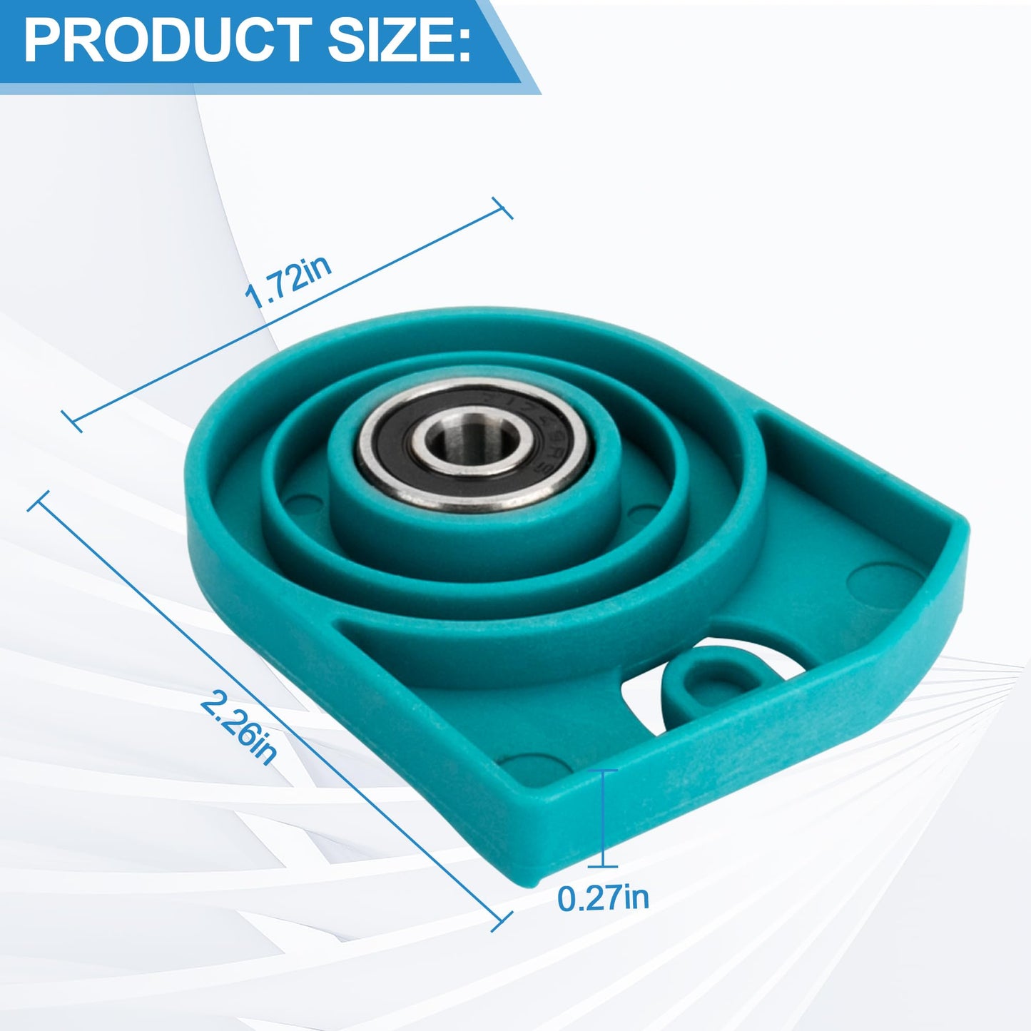 GYPNS 440013513 Brushroll End Cap with Bearing Compatible with Hoover Smartwash Pet Cleaner FH52000 FH53000 Model, Automatic Carpet Cleaner Cap for Dirt Devil & Royal Vacuum Cleaners Brushroll Parts