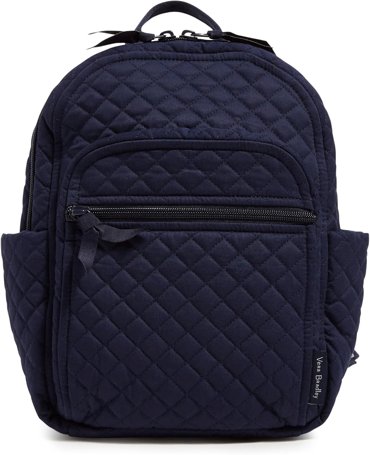 Vera Bradley Women's Cotton Small Backpack - True Navy | Stylish & Functional Design