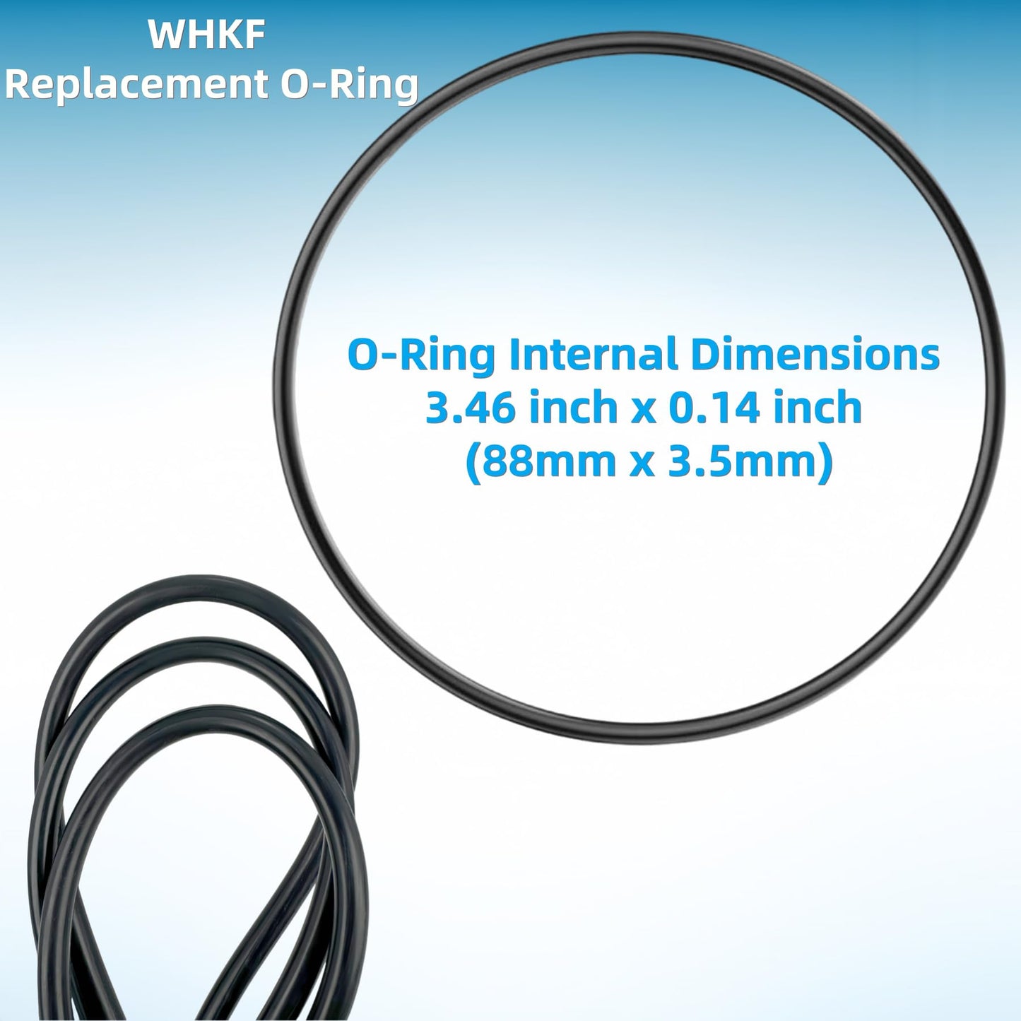 WHKF Replacement O-Ring for Whirlpool WHCF-DUF WHKF-DUF WHKF-DWH WHCF-DWHV WHKF-DWHV Water Filter Housing(5/Pack)