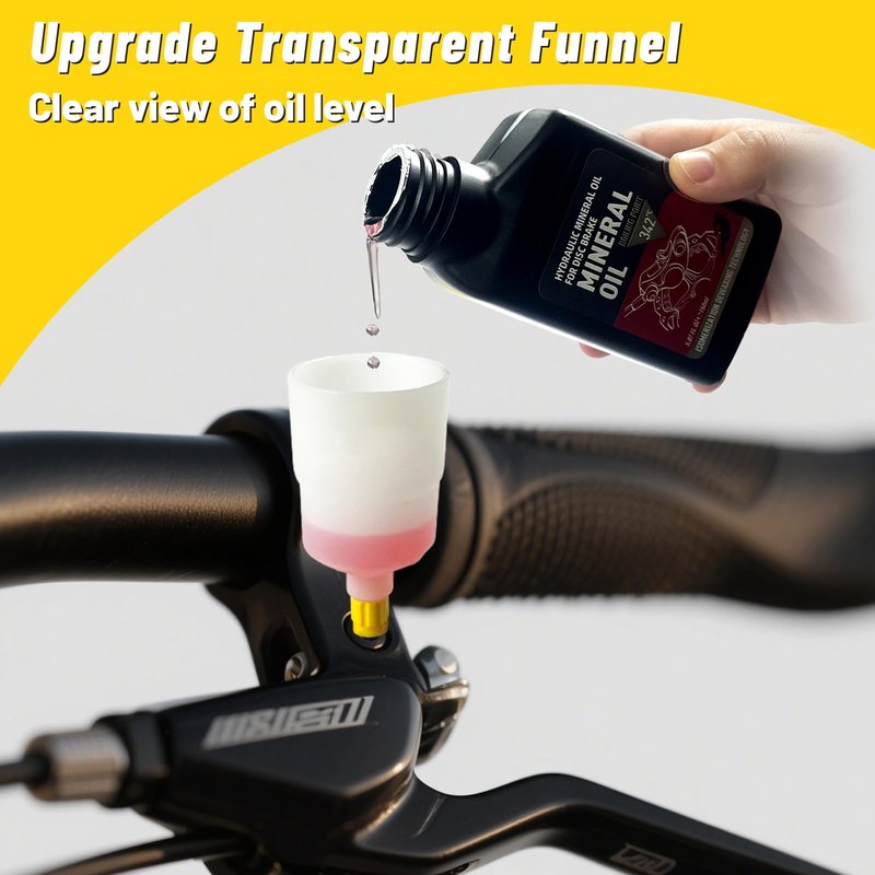 BIBOKLTIY Brake Bleed Kit,Bicycle Hydraulic Brake Bleed Kit Including 150ML Mineral Oil for Shimano,TEKTRO, TRP Hydraulic Disc Brakes