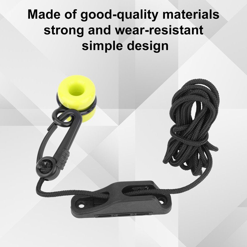Fukaisu Downrigger Weight Retriever, Durable Fishing Trolling Weight Retriever with Snaps, Cleat, Fairlead & 78 Inch Cord for Deep-Sea Fishing & Trolling, Easy Management