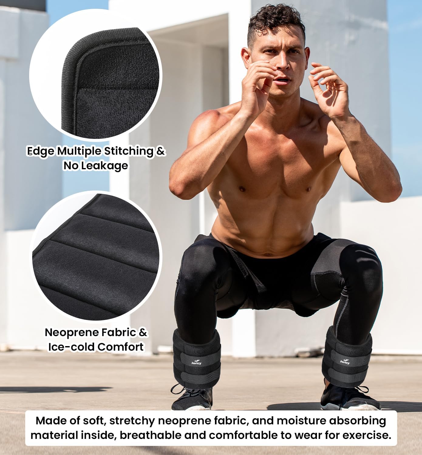 Ankle Weights, Wrist Leg Arm Weights for Women Men Kids Child with Adjustable Straps, Strength Training Weighted for Jogging, Running, Walking, Fitness, Gym Workout - 12LBS Pair (6 LB Each Weight),