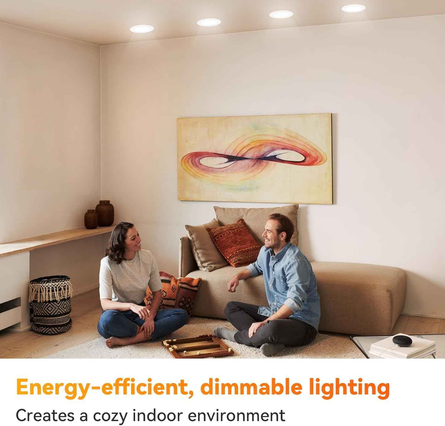 TJOY BR30 5000K 6PACK BR30 LED Bulbs, Indoor Flood Lights CRI80 9W Equivalent 65W 5000K Warm White 800 Lumens, E26 Base, 15000 Lifetime Hours for Ceiling, Recessed Can, Living Room and Kitchen