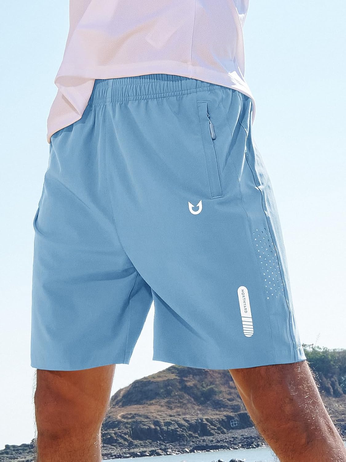 NORTHYARD Men's Athletic Running Shorts - Quick Dry Lightweight Gym Workout Shorts | 5"/7"/9" Options