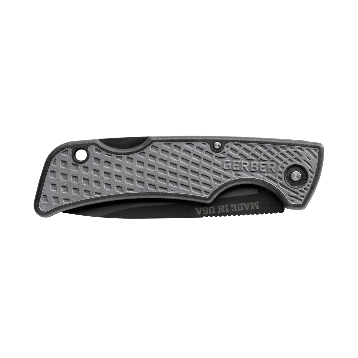 Gerber Gear US1 Pocket Knife - Plain Edge Blade Folding Knife - EDC Gear and Equipment - Grey