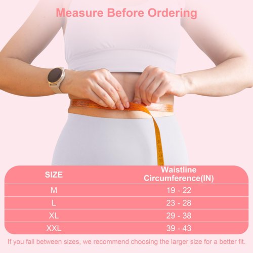 RANDY SUN Ultra Thin Back Brace, Lightweight Breathable for Women & Men, Invisible Waist Support Belt for Lower Back Pain Relief and Posture Correction Beige XL