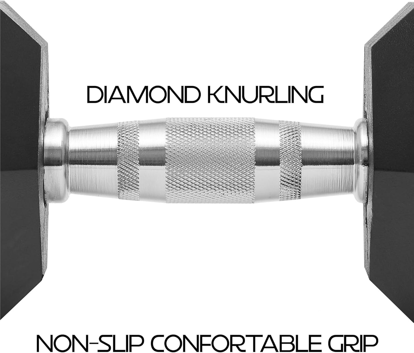 Philosophy Hex Dumbbells - Rubber Coated Hand Weights for Strength Training | Pairs