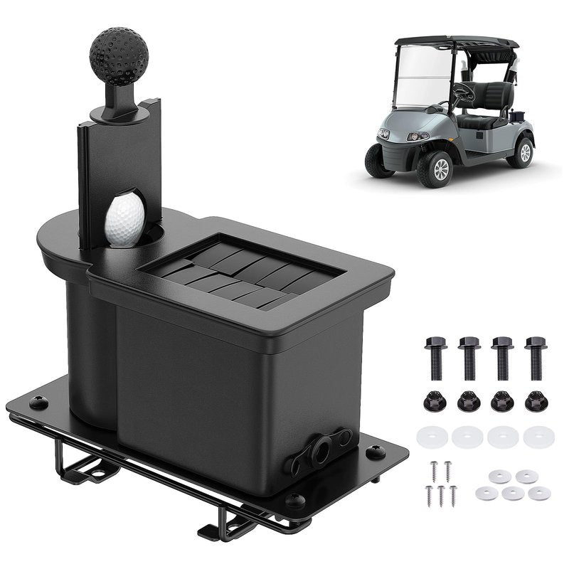 DRIVE UP Golf Cart Ball Washer and Club Cleaner Kit, Driver Side EZGO Golf Ball Cleaner and Club Head Washer, Suitable for RXV Gas and Electric Golf Carts, OEM 603836