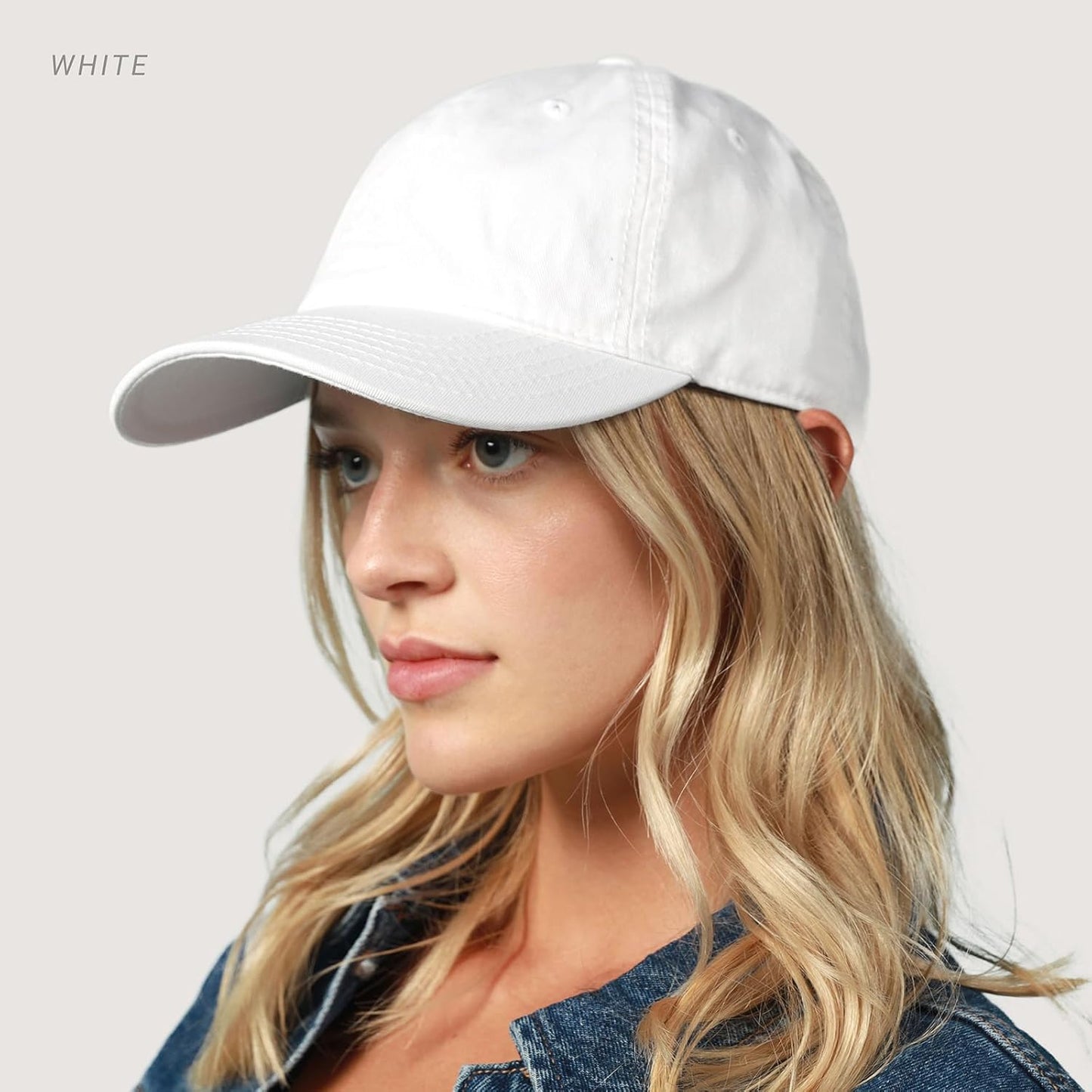 CHOK.LIDS Everyday Dad Hat - Unisex Cotton Baseball Cap | Adjustable Lightweight Polo Style Curved Brim