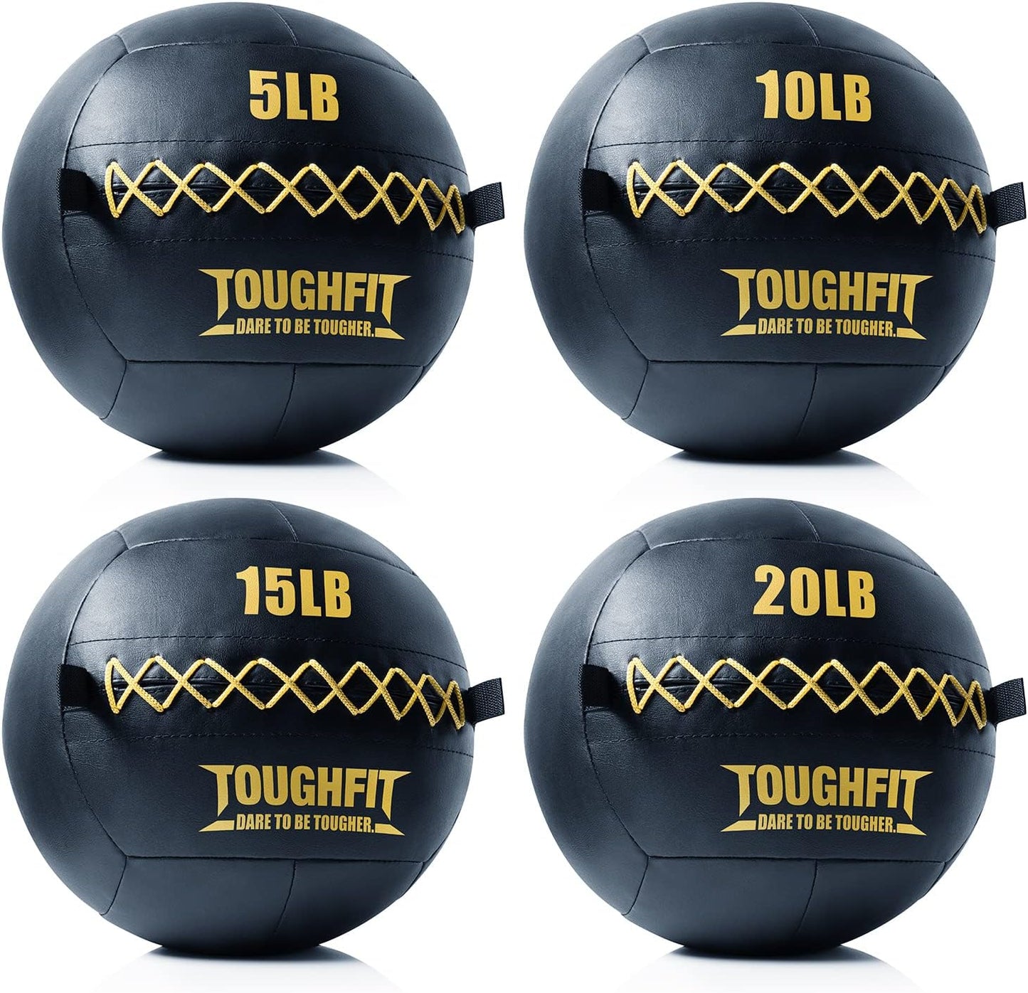 ToughFit Soft Wall Ball - Weighted Medicine Ball for Cardio & Strength Training | Ideal for Partner Toss & Conditioning