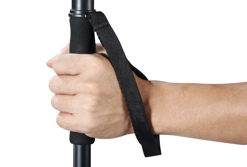 Vanguard Scout M62 Gun Pod with V Shaped Rotating Yoke, Quick Flip Leg Locks, Foam Hand Grip with Wrist Strap and Carabiner, Black