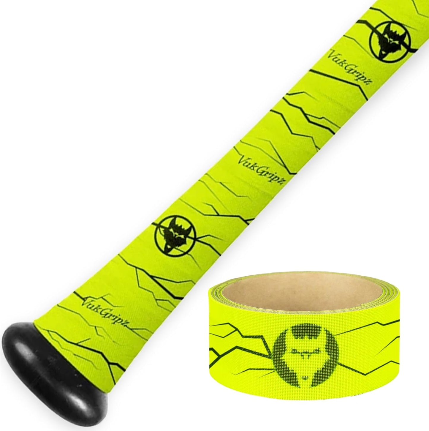 VukGripz Extra Long Bat Grip - Firm, Slip-Resistant Design for Enhanced Performance