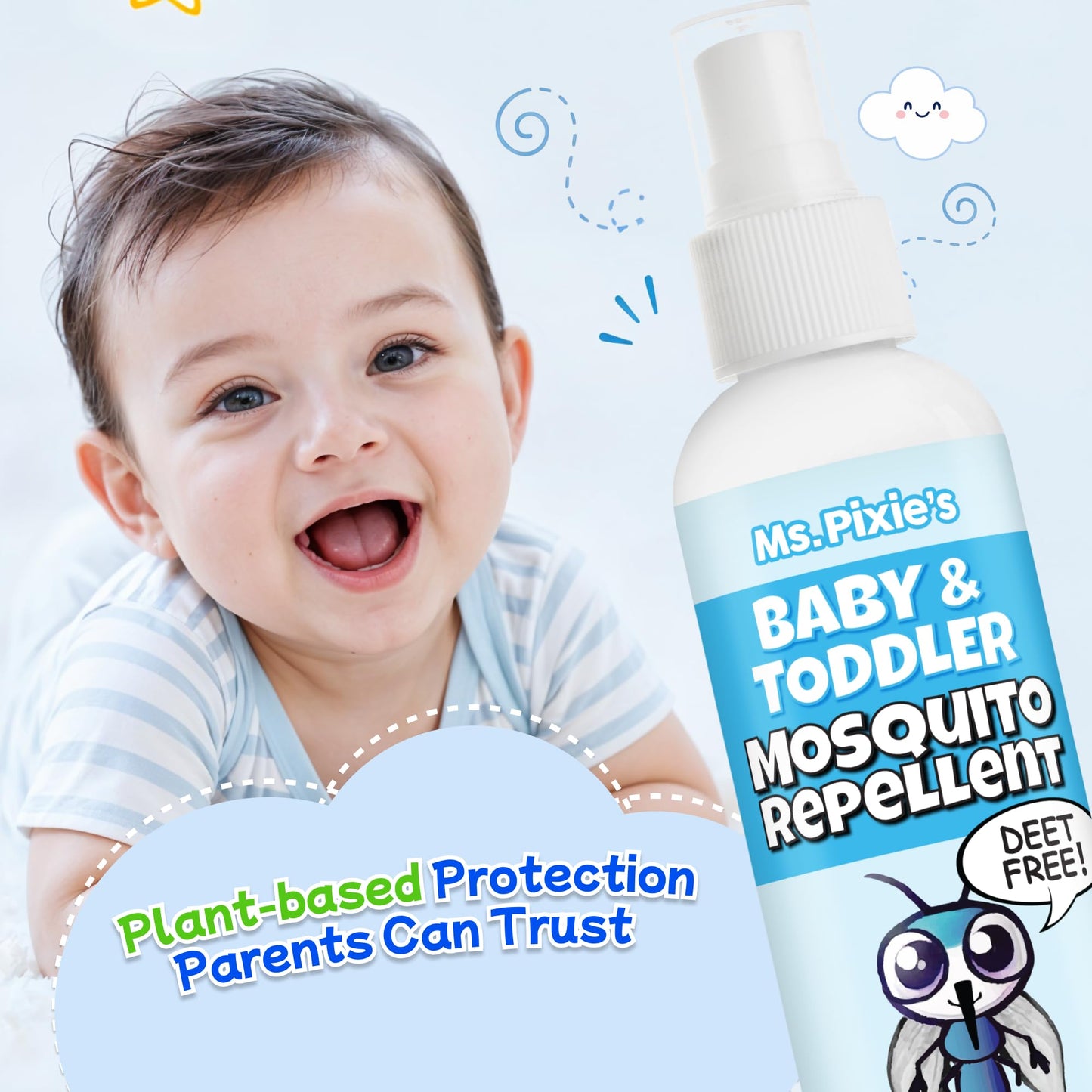 Ms. Pixie’s Baby & Toddler Mosquito Repellent (6 oz)