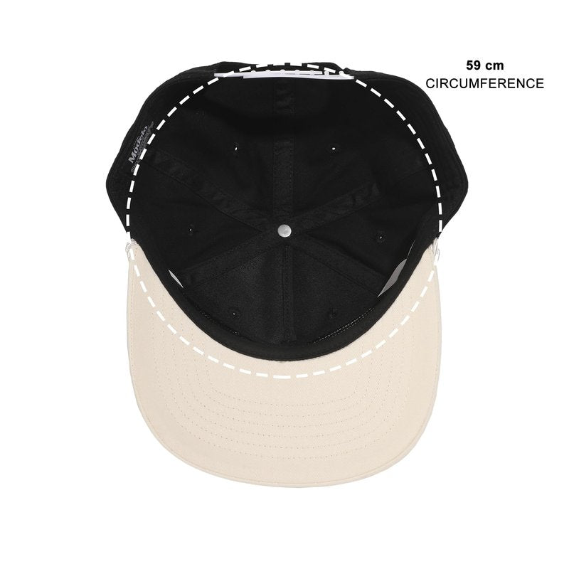 Modelo Cerveza Black & White Retro Grandpa Snapback Hat