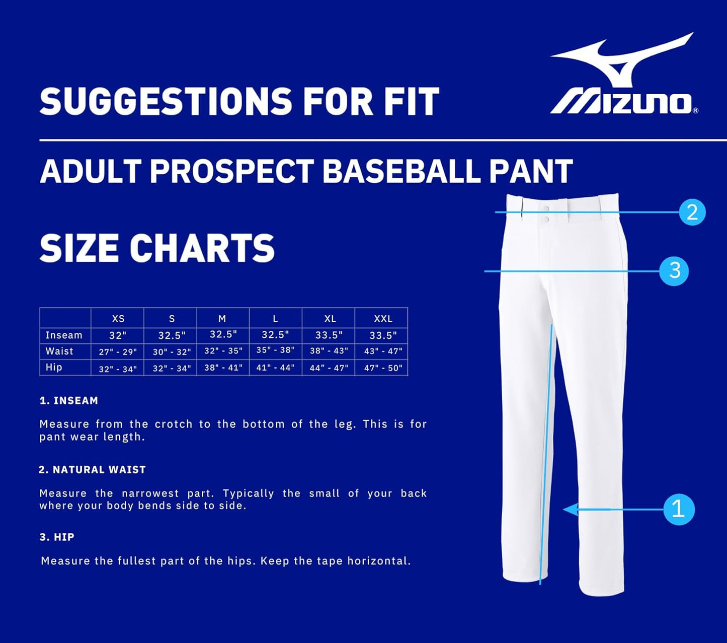 Mizuno Men's MVP Pro Piped Pant - Durable Athletic Wear for Optimal Performance | Available in Multiple Sizes