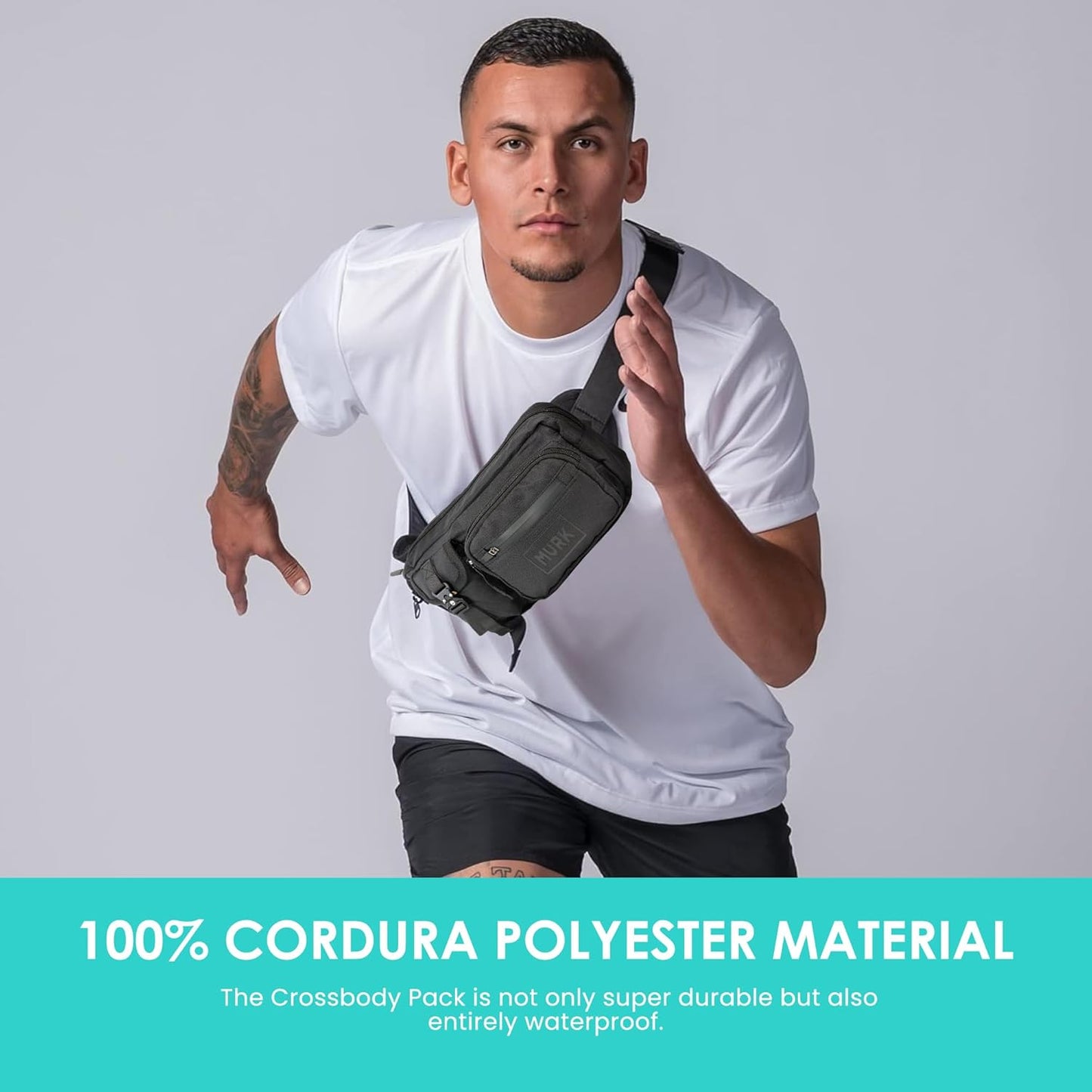 MVRK Crossbody Bag - Durable Minimalist Design for Everyday Adventures | Ideal for EDC, Hiking & More