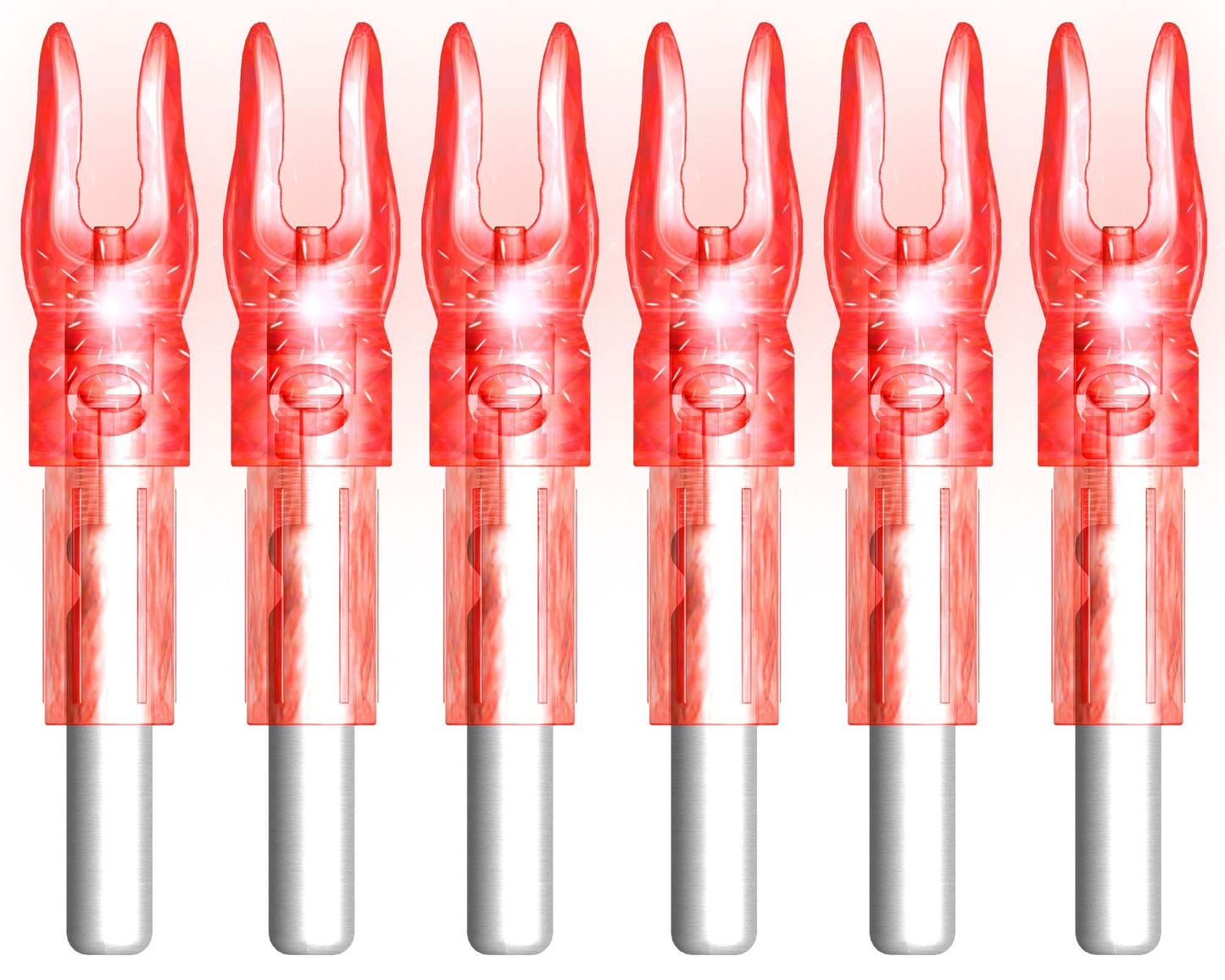 XHYCKJ 6PCS S Led Lighted Nocks for Arrows with .244" Inside Diameter,Screwdriver Included