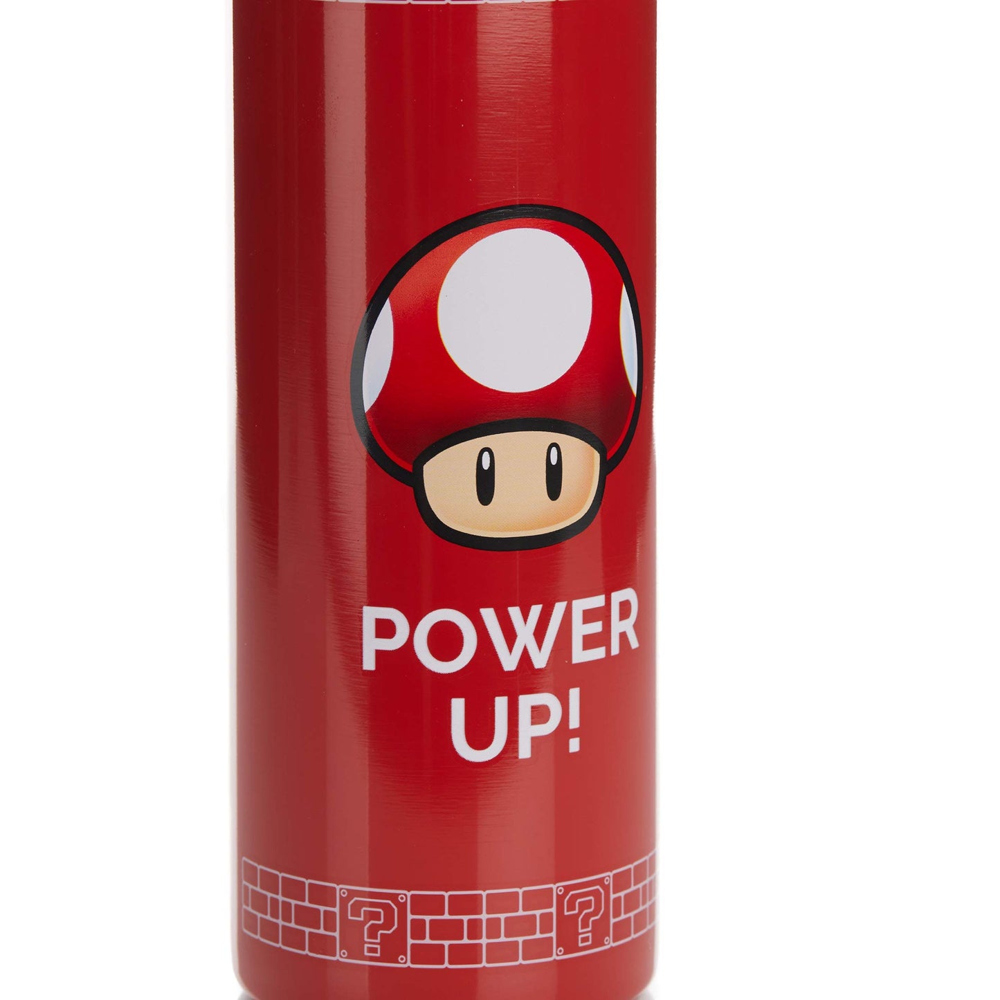 Paladone Super Mario Power Up Water Bottle - Spill & Leak Proof Lid Design - 500 ml