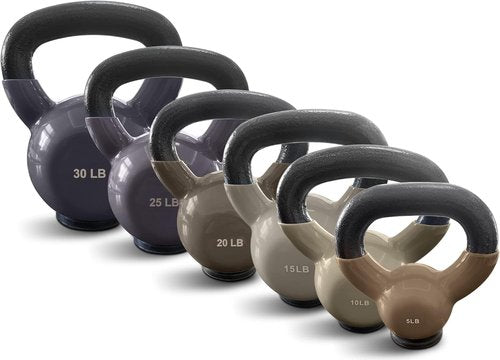 Kettlebell Sets | Professional Grade Cast Iron Strength Training for Home Workouts - Durable & Safe Design