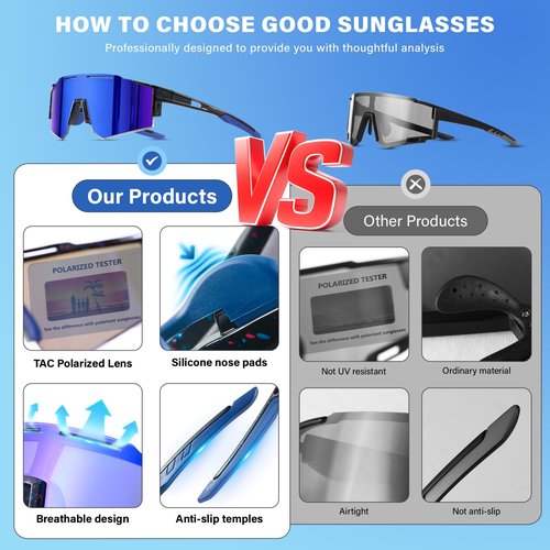 DioKiw 5PACK Polarized Kids sunglasses Youth Softball Cycling Sports Sun Glasses Boys Girls UV400 Protection Goggles
