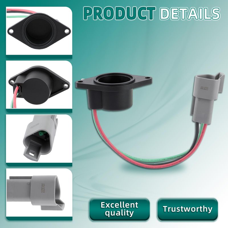 AUTOKAY 102265601 (High Speed Magnet) Speed Sensor Fits for Club Car IQ DS and Precedent 2004-up 48V Electric Golf Cart with ADC Motor, Re# DL9-2171S 1022656-01 102704901