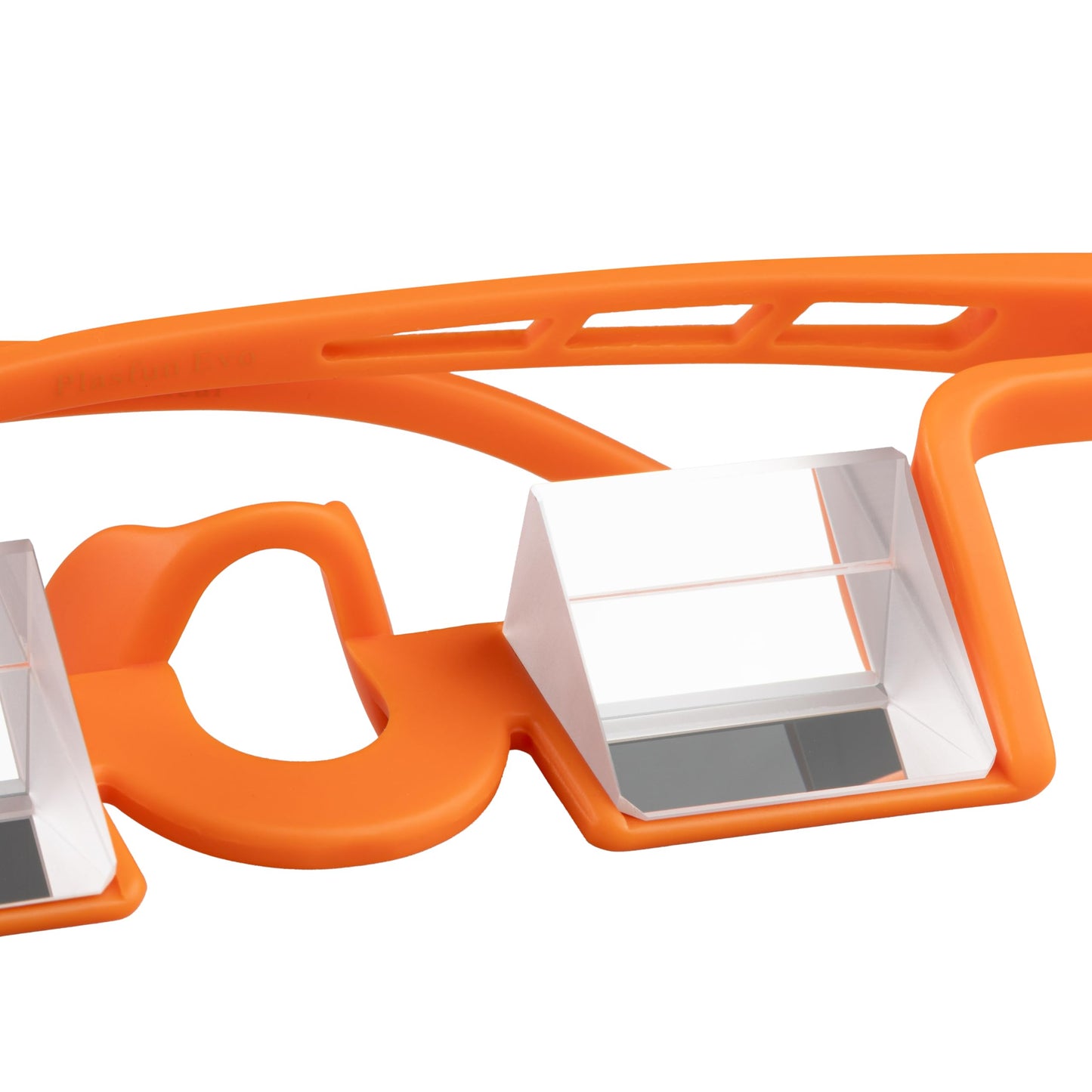 YY Vertical - Belay Glasses for Rock Climbing Plasfun Evo Orange Edition Sporty look Enlarged prisms Sturdy and comfortable