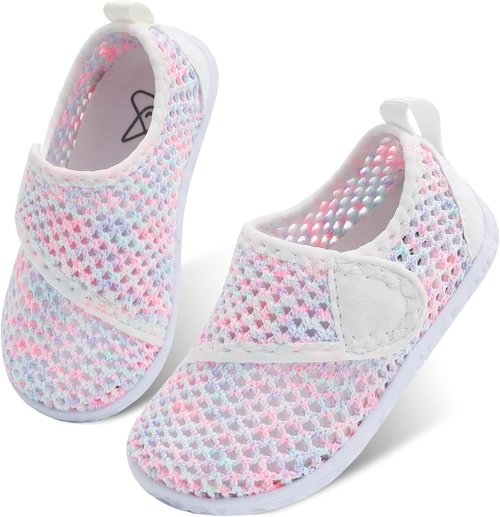 LeIsfIt Toddler Water Shoes - Breathable Quick-Dry Aqua Socks for Kids | Perfect for Beach & Pool Activities