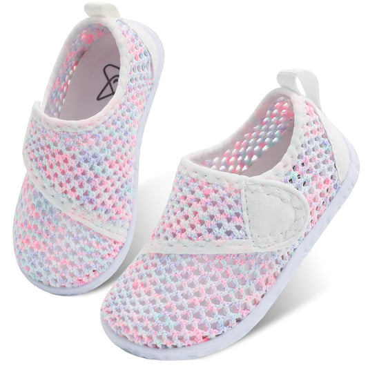 LeIsfIt Boys Girls Water Shoes Kids Aqua Socks Toddler Quick-Dry Swimming Shoes Non-Slip Summer Shoe for Beach Pool Surf, Color, 10 Toddler