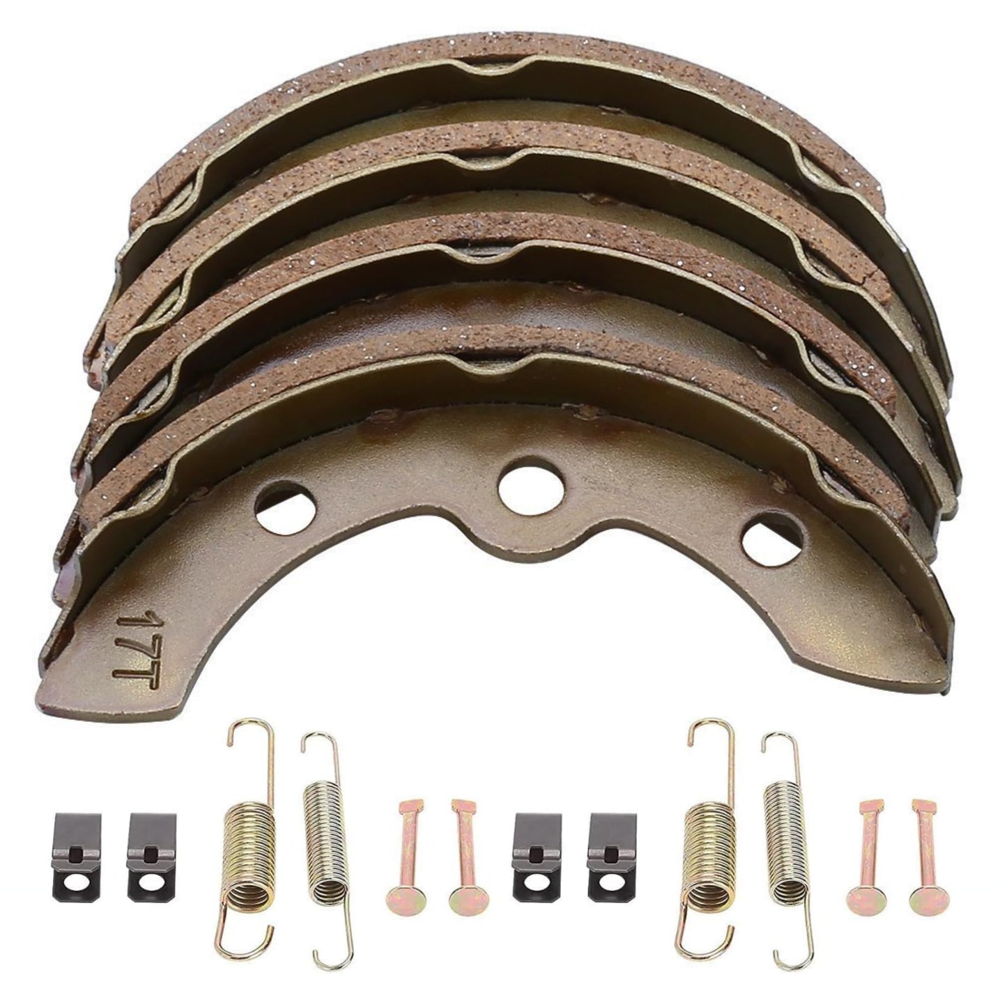 10L0L Golf Cart Brake Shoes for Club Car DS 1995-up, Precedent 2004-up, EZGO 1986.5-1995, for Yamaha G1 G2 G8 G9, OEM# 101823201 1011463 23364G1 27249G01