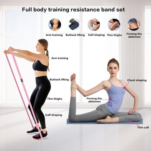 FREJSQC Resistance Bands for Working Out,4pcs Fabirc Resistance Band Set Full Body Elastic Bands for Exercise Bands Workout Bands Resistance