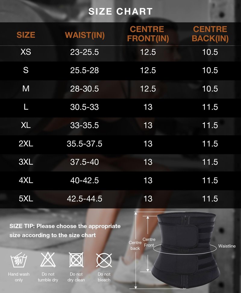 Lover-Beauty Waist Trainer for Women with Strap, Gym Corset Waist Trimmer, Body Shaper, Black, S
