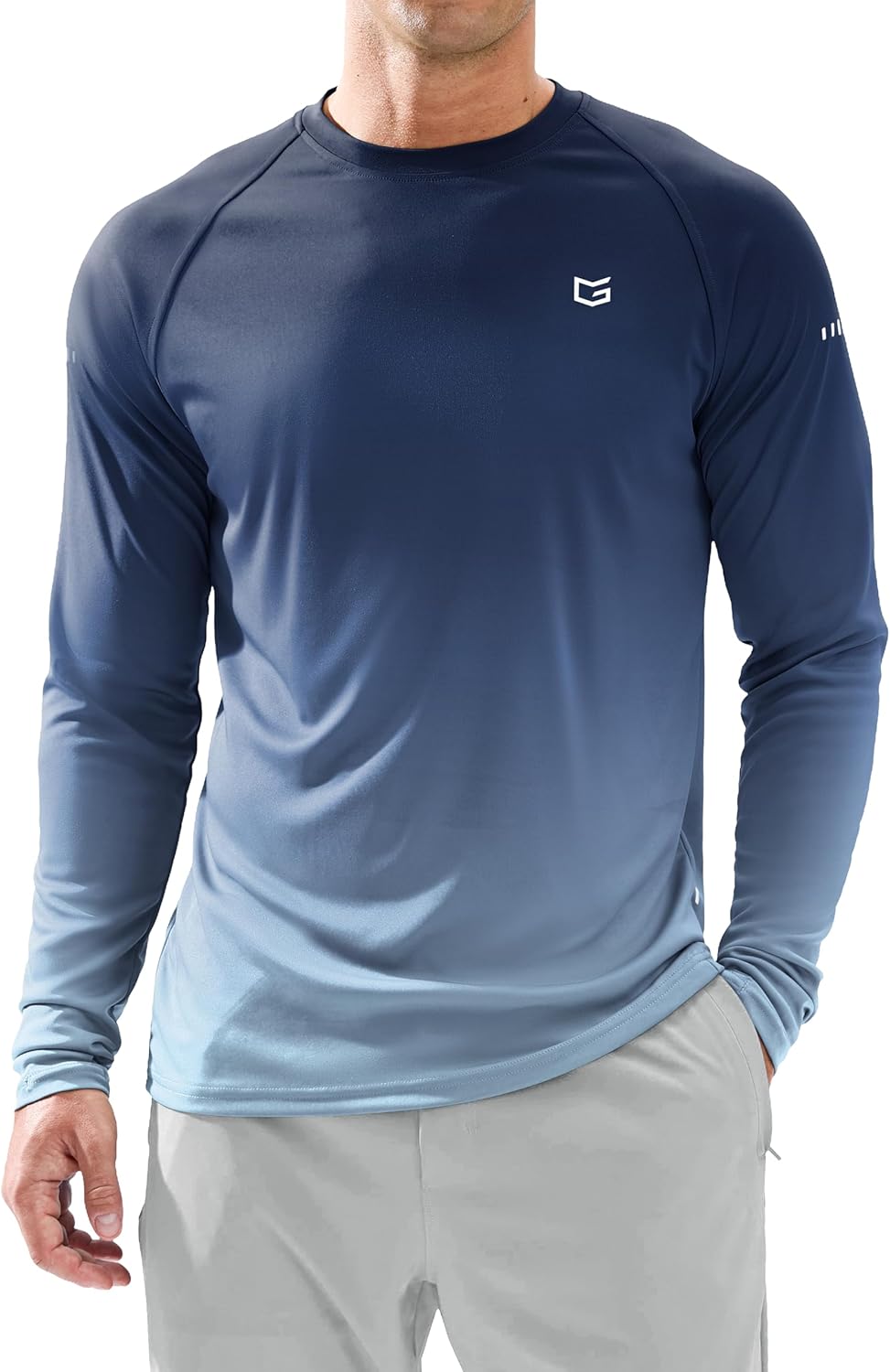 Skiennix Men's Long Sleeve Sun Protection Shirt - UPF 50+ | Lightweight & Comfortable