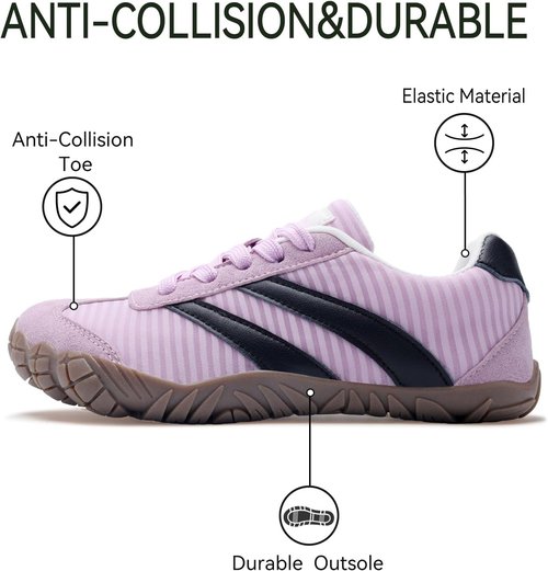 Barefoot Shoes | Women’s Casual Sneakers with Wide Toe Box & Zero Drop | Lightweight, Breathable Design