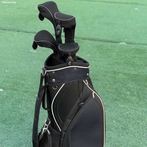 Andux 2 Pack Long Neck Golf Hybrid Club Head Covers Dial No. Tag CTMT-01 Black/Black