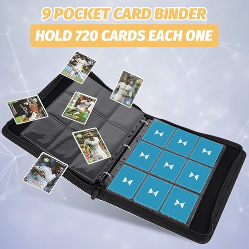 GERMUN 720 Card Binder - Premium Double-Sided Trading Card Album for MTG & TCG | Yellow