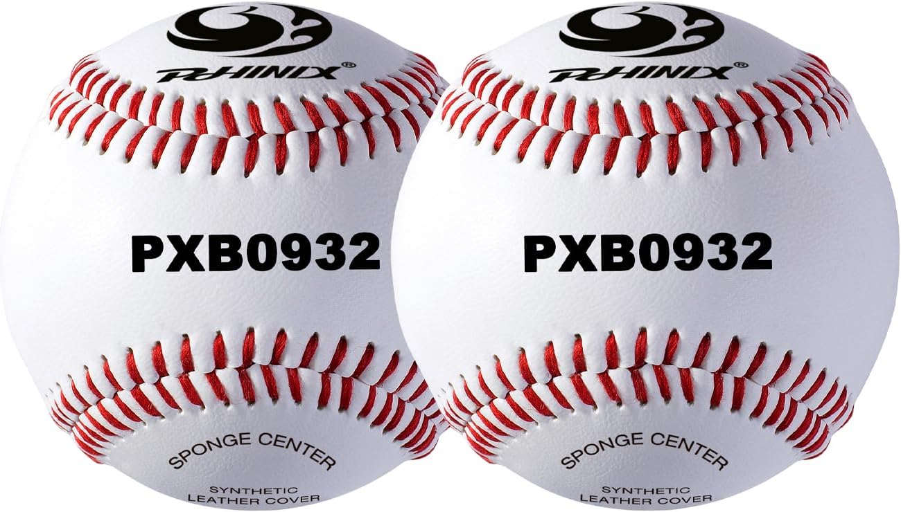 PHINIX Soft Cushioned Baseball | Safe Indoor & Outdoor Training Equipment for All Ages