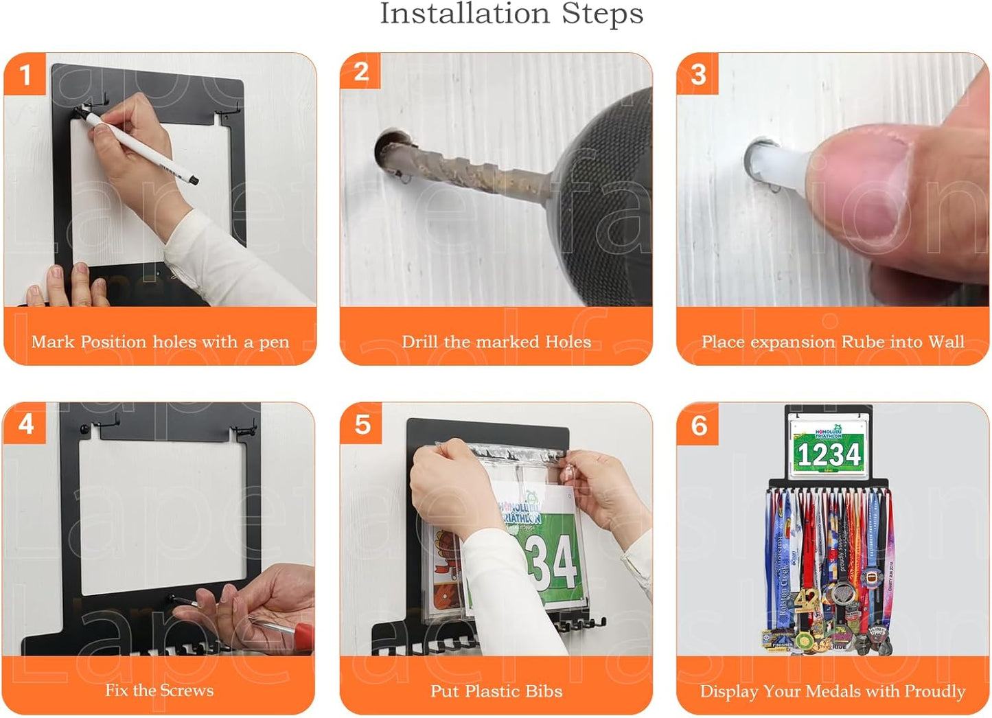 Race Medal Holder - Stylish Wall Hanger for Marathon Medals | Perfect Gift for Runners