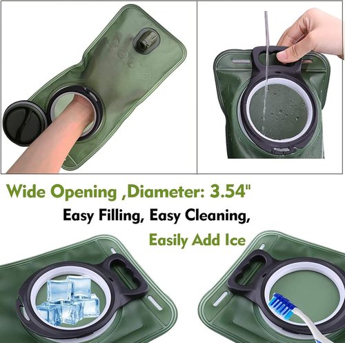 Hydration Bladder | BPA-Free 1.5-2-3L Water Reservoir for Hiking, Camping & Cycling
