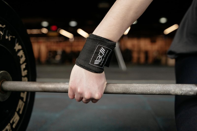 WARM BODY COLD MIND - Premium Cotton Weight Lifting Wrist Wraps for Cross Training, Powerlifting, Deadlift, Weightlifting, Gym, Wrist Straps, Workout, Fitness, Heavy-Duty Suppor (Military)