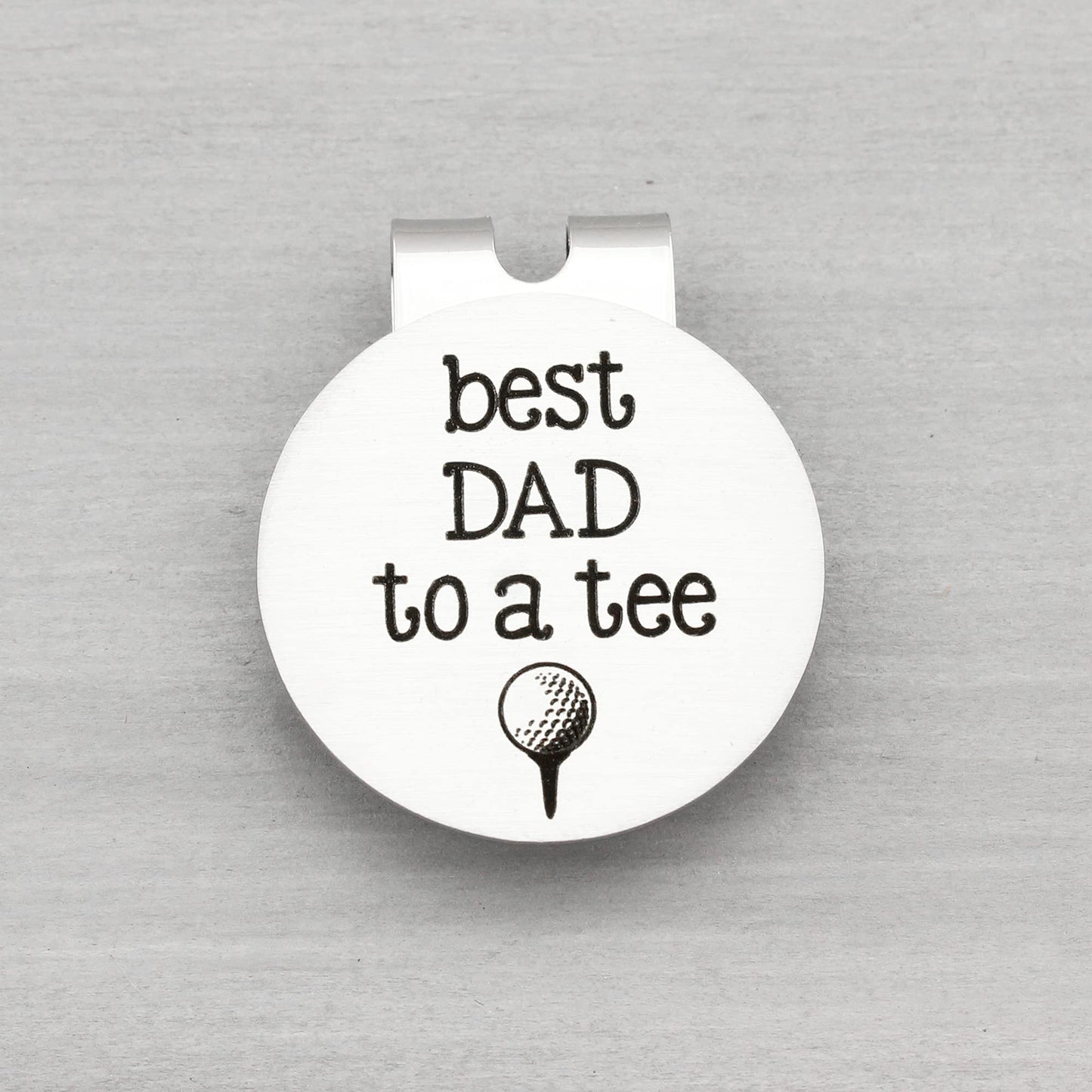 Golf Ball Marker with Hat Clip Father's Day Gift from Kids Golf Accessories for Men Golf Gifts for Men Dad Gift