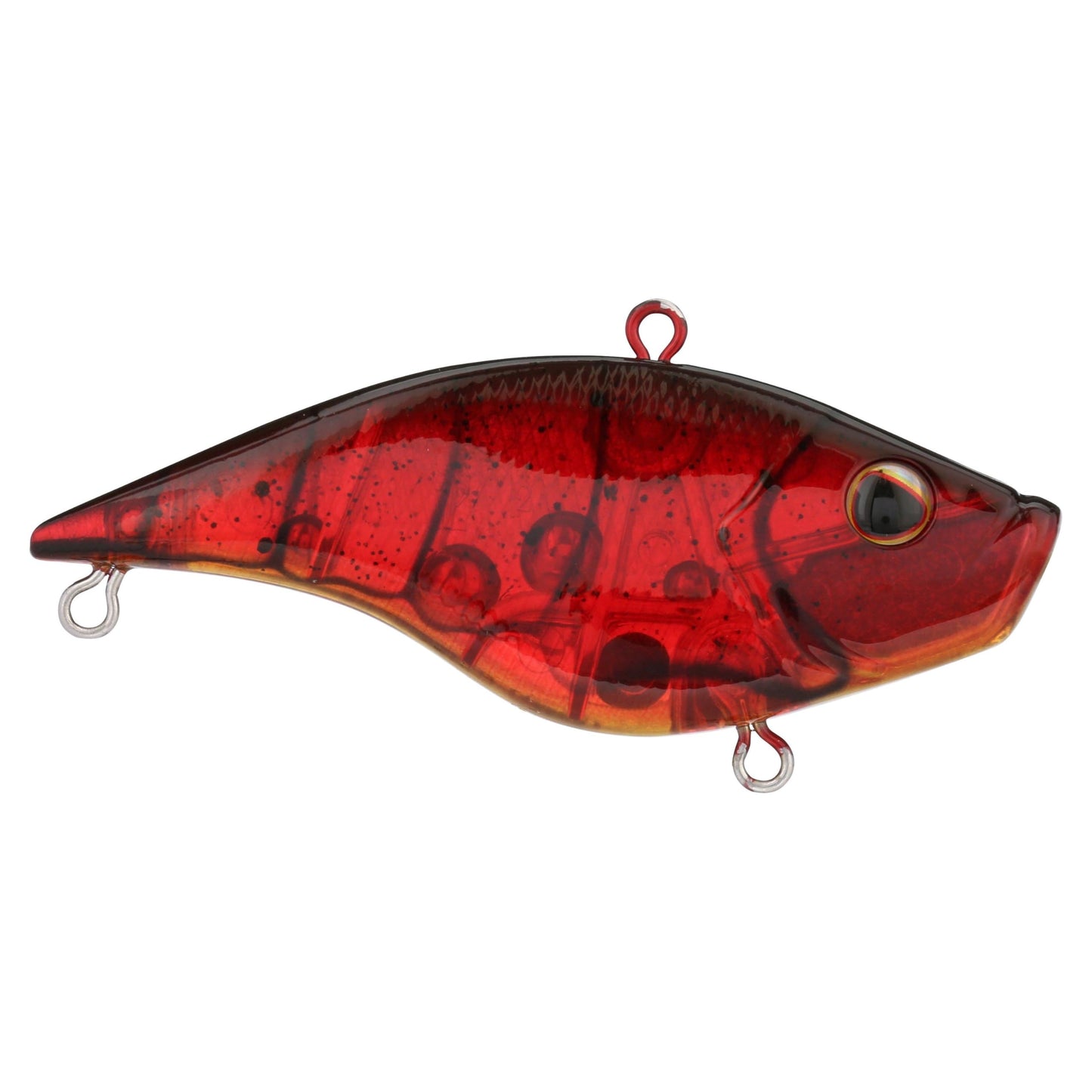 Berkley Warpig Fishing Lure, Ghost Red Craw, 1/2 oz, 3in | 8 cm, Lipless Sinking Bait Features Aggressive Action with Maximum Sound and Vibration