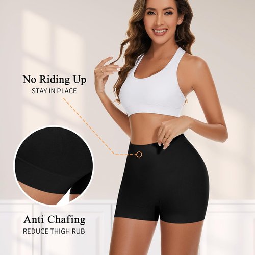 FRESBEIT Slip Shorts for Women - Anti-Chafing Boyshorts for Smooth Comfort | Versatile Under Dress Wear