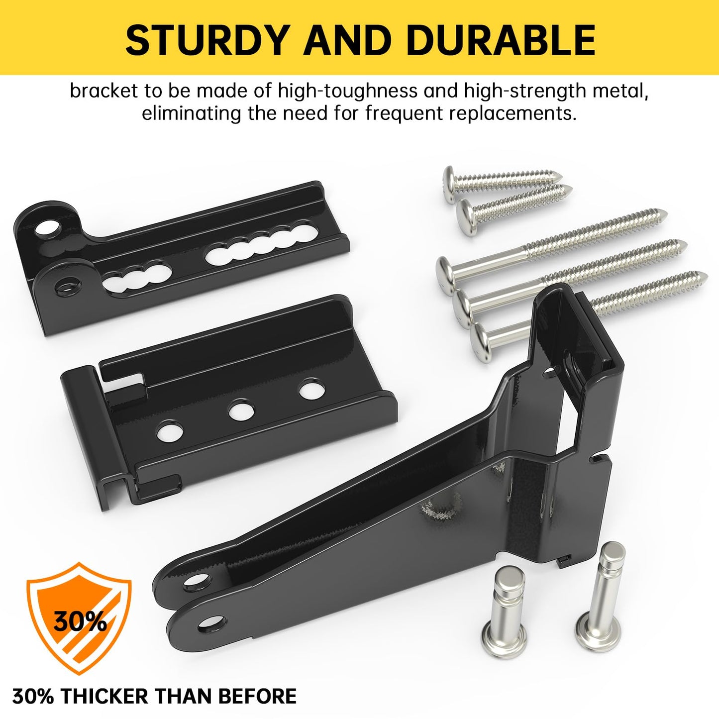 Thickened Storm Door Closer Bracket，Repair Jamb Bracket Compatible with Andersen，Durable Screen Door Closer Replacement Parts Kits with Emco/Larson/Pella, Protecting Doors from Damage from Winds