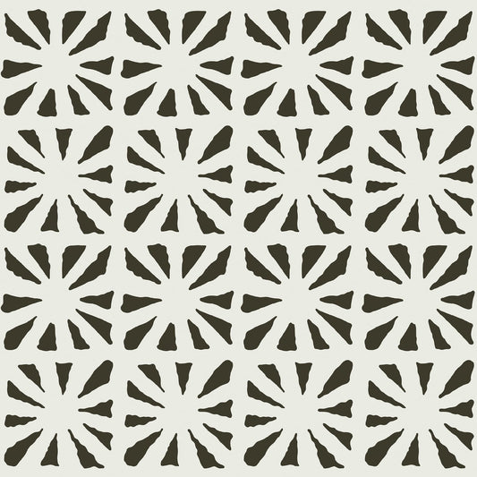 Fiula Peel and Stick Wallpaper Geometric Boho Contact Paper Black 78.7 "x17.3 Beige Self-Adhesive Wallpaper Vintage for Bedroom Waterproof Removable Shelf Liner Decal Vinyl Roll