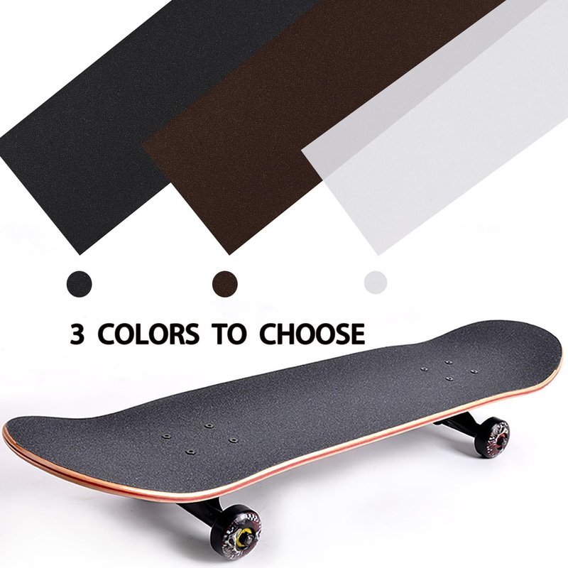 MYANGHAOT Premium Skateboard Grip Tape 39.4” - Single Sheet, Superior Traction Non Slip Tape for Skateboard, Stair (Black)