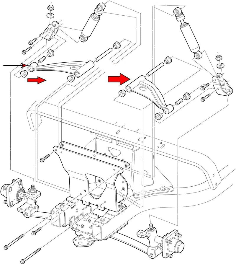 Golf Cart Control Arm Delta A-Plate for Club Car Precedent (2004+) Replaces#102287301/103388501